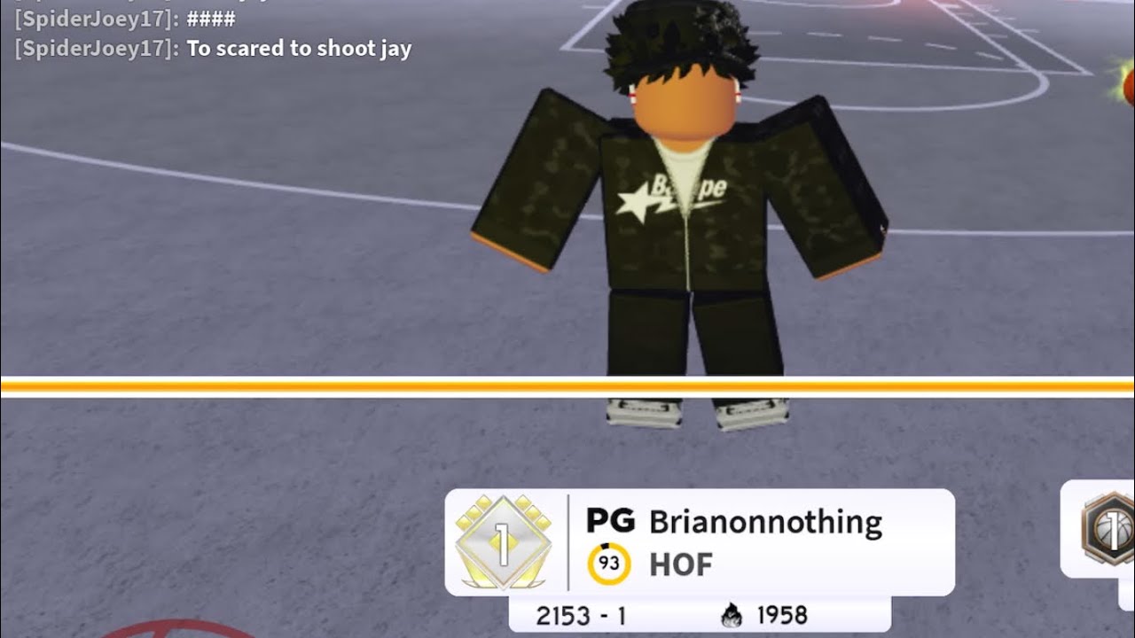 Dropping off @ABMDrako on half 2s in hoopz! (Roblox Basketball 🏀)
