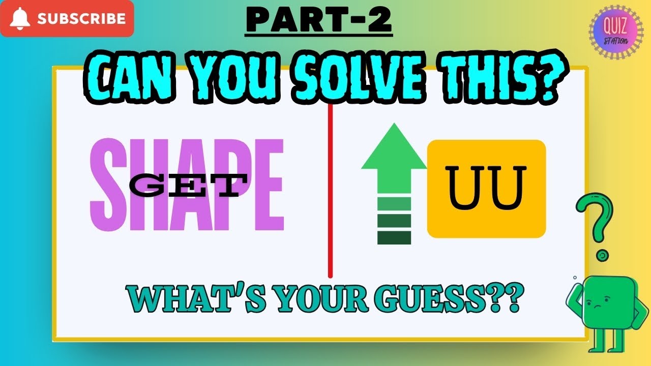 Ultimate Rebus Puzzle Challenge! 🧠💡| Part -2