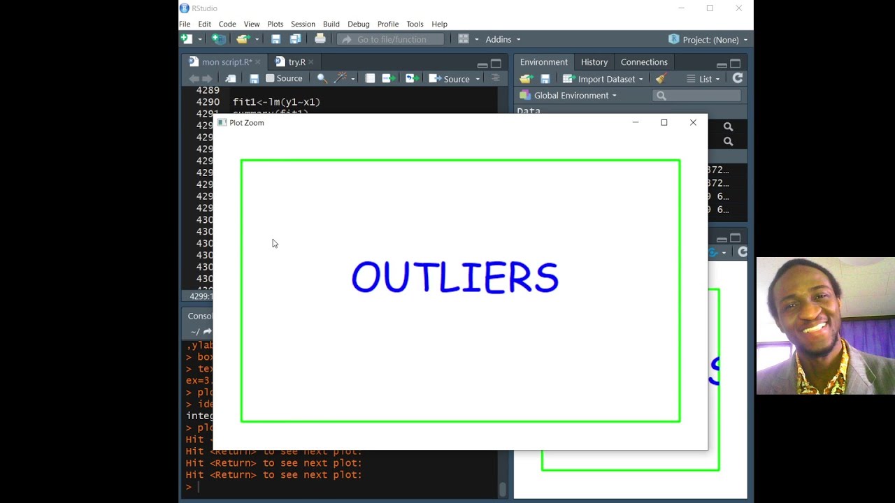 Valeurs aberrantes (Outliers) dans R| Comment dans R?| caps 84