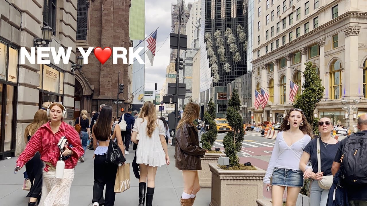 [4K]🇺🇸NYC Walk🗽Lively Spring Day in New York City☀️😎 Feels Like Summer in Manhattan | April 2026