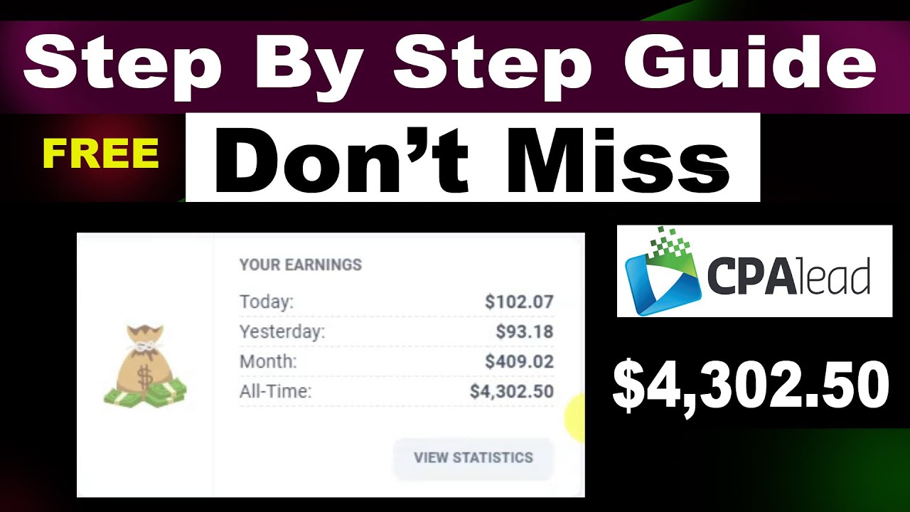 CPALEAD Earn Money No Skills Required | Guide