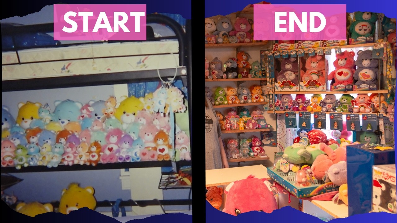 My Care Bear Rooms Through The Years!