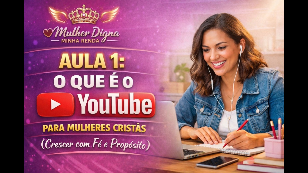 Aula 1: YouTube com propósito para mulheres cristãs.
