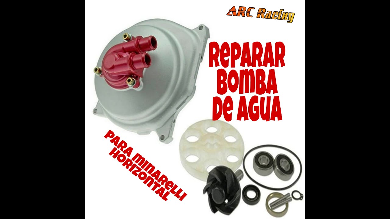 reparar bomba de agua minarelli horizontal (jog rr, aerox, malaguti....)