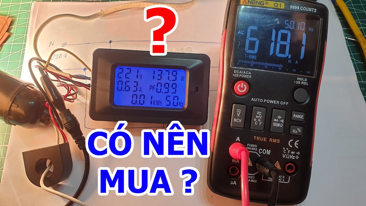Có nên mua công tơ điện tử mini 6 thông số không ?