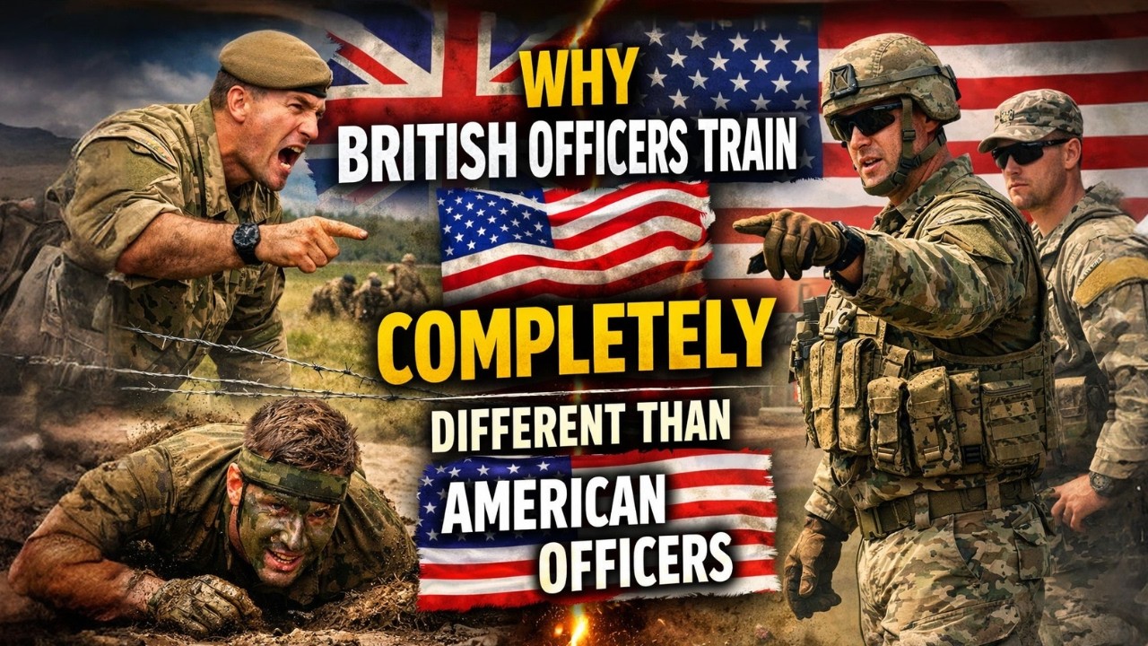 Why British Officers Train COMPLETELY Different Than American Officers