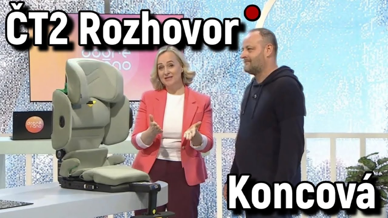 Koncová autosedačka: Jak správně vybrat sedačku pro větší dítě? | ČT2 Dobré ráno (3. část)