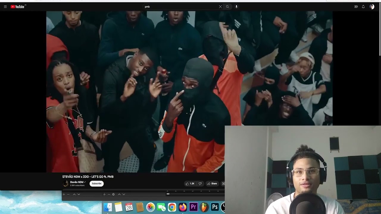 React !!! STEVÃO NDM x ZOO - LET'S GO ft. PMB
