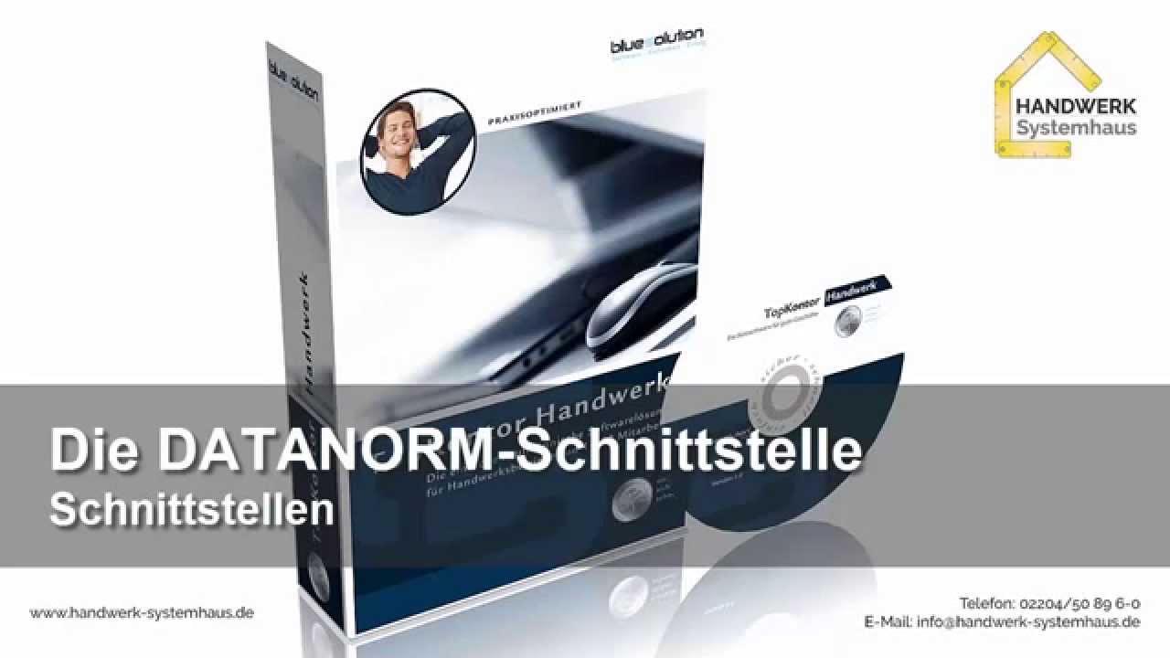 DATANORM Schnittstelle - TopKontor Handwerk