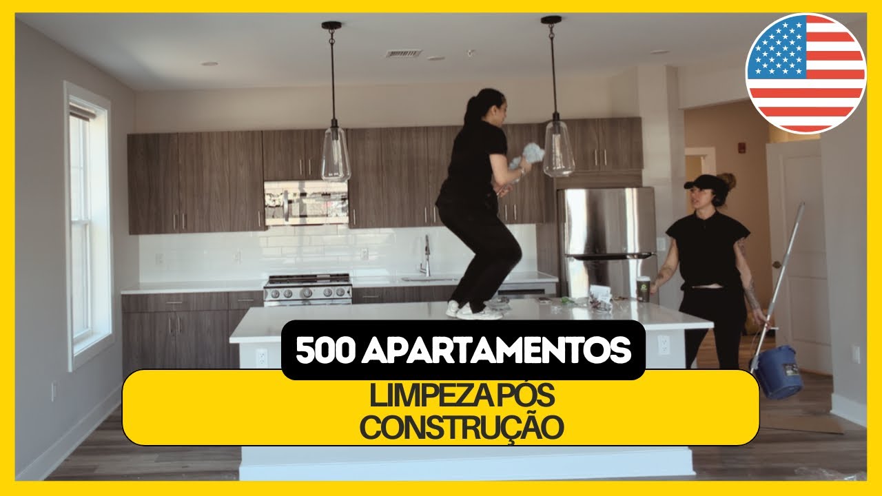 Condomínio de 500 apartamentos para limpar aqui nos eua 🇺🇸 