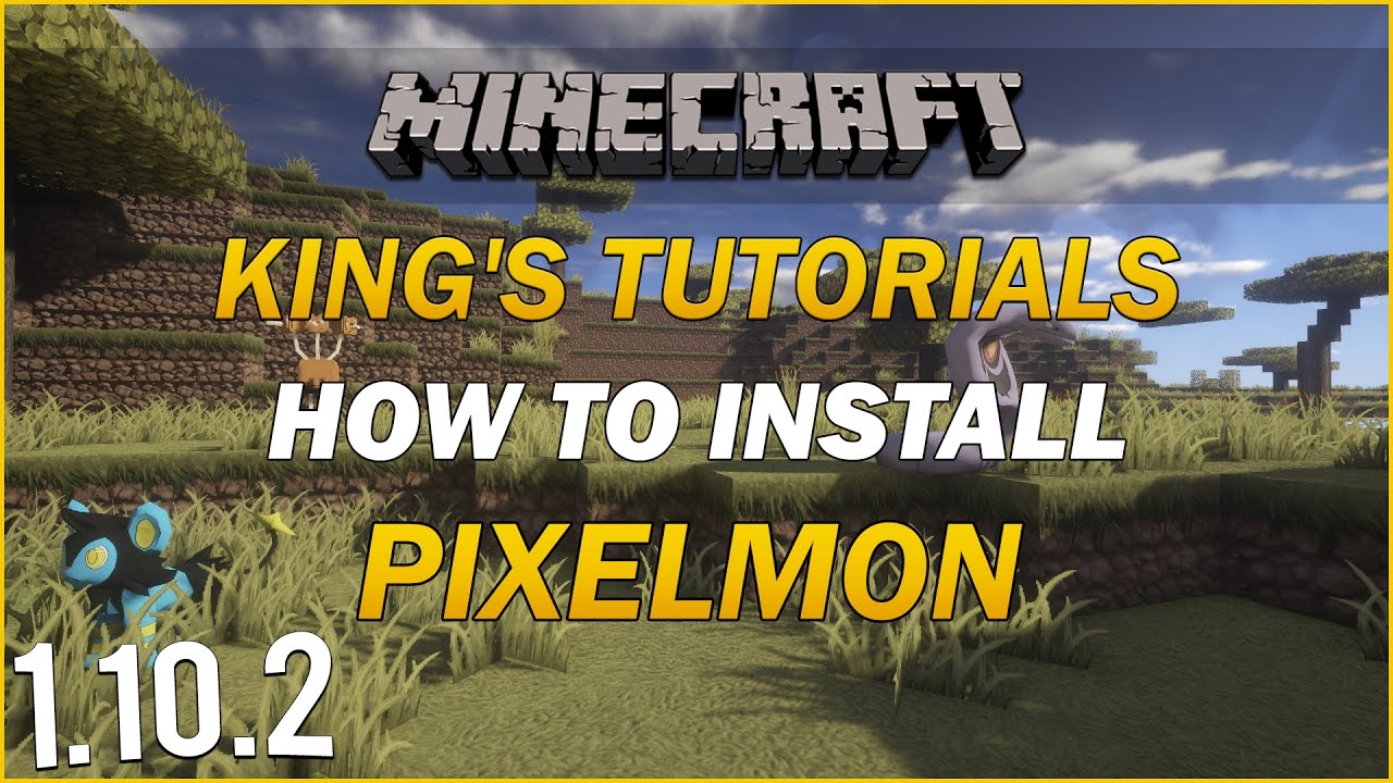 Minecraft 1.10.2: How to install Pixelmon 5.0.1 | Minecraft Tutorial