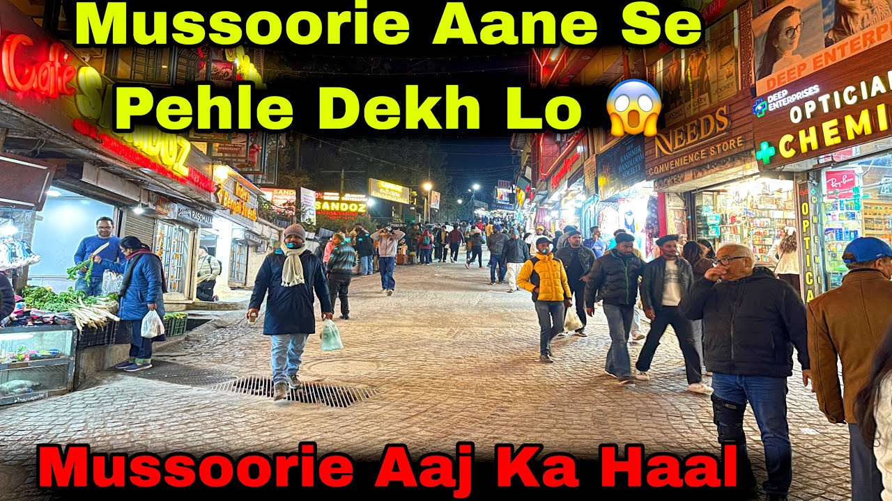 Mussoorie Aane Se Pehle Sach Jaan Lo 😱 | Kitni Crowd Hai? | Weather & Mahol