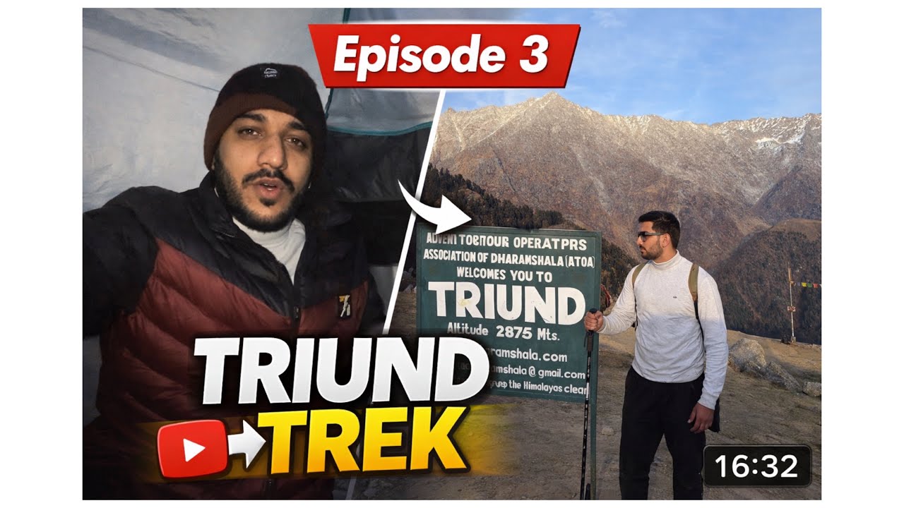 Episode 3 Of Triund Trek.🥶😱❤️…