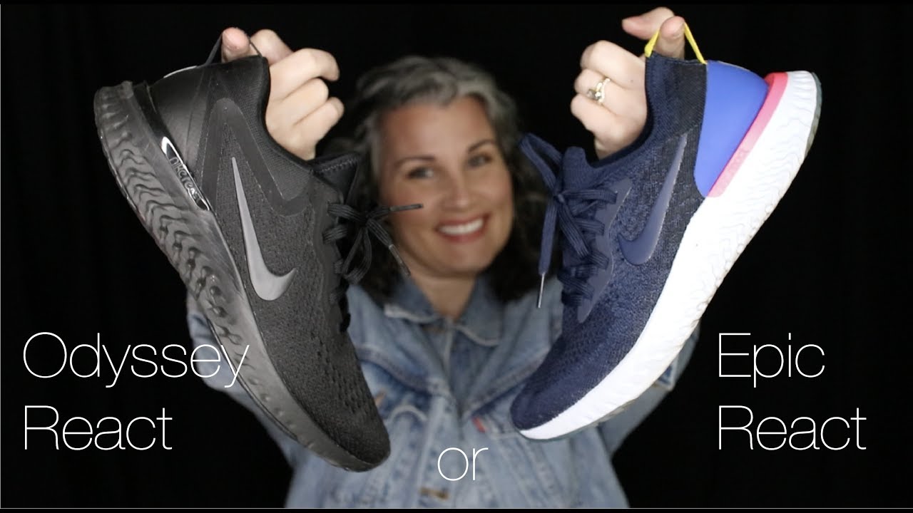 Epic React vs. Odyssey React - Sneaker Comparison