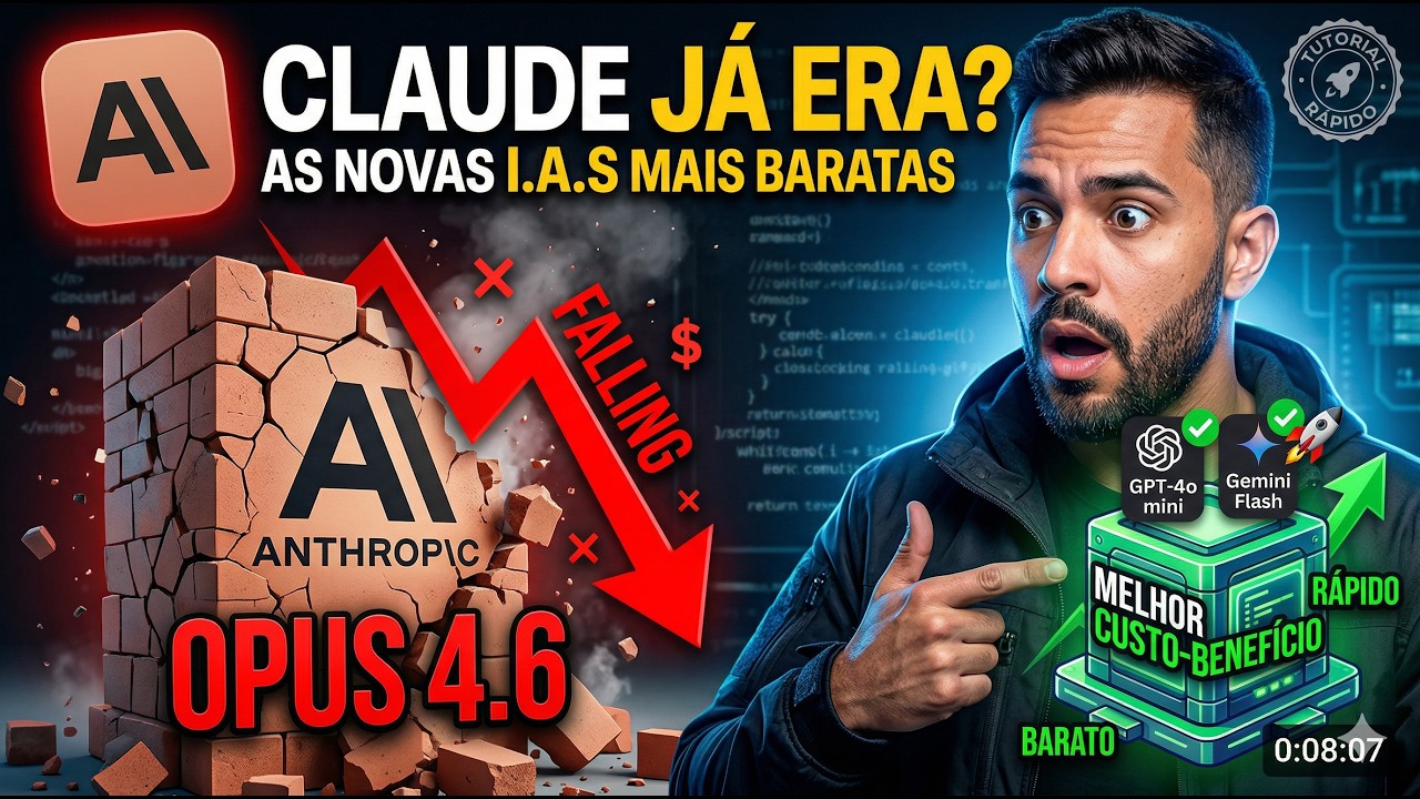 Al&eacute;m do Claude: O Top 3 de I.A. para Programa&ccedil;&atilde;o em 2026 GR&Aacute;TIS!