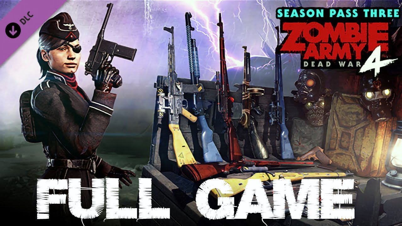 Zombie Army 4: Dead War - DLC Season Pass Tree [4K 60FPS] - No Commentary