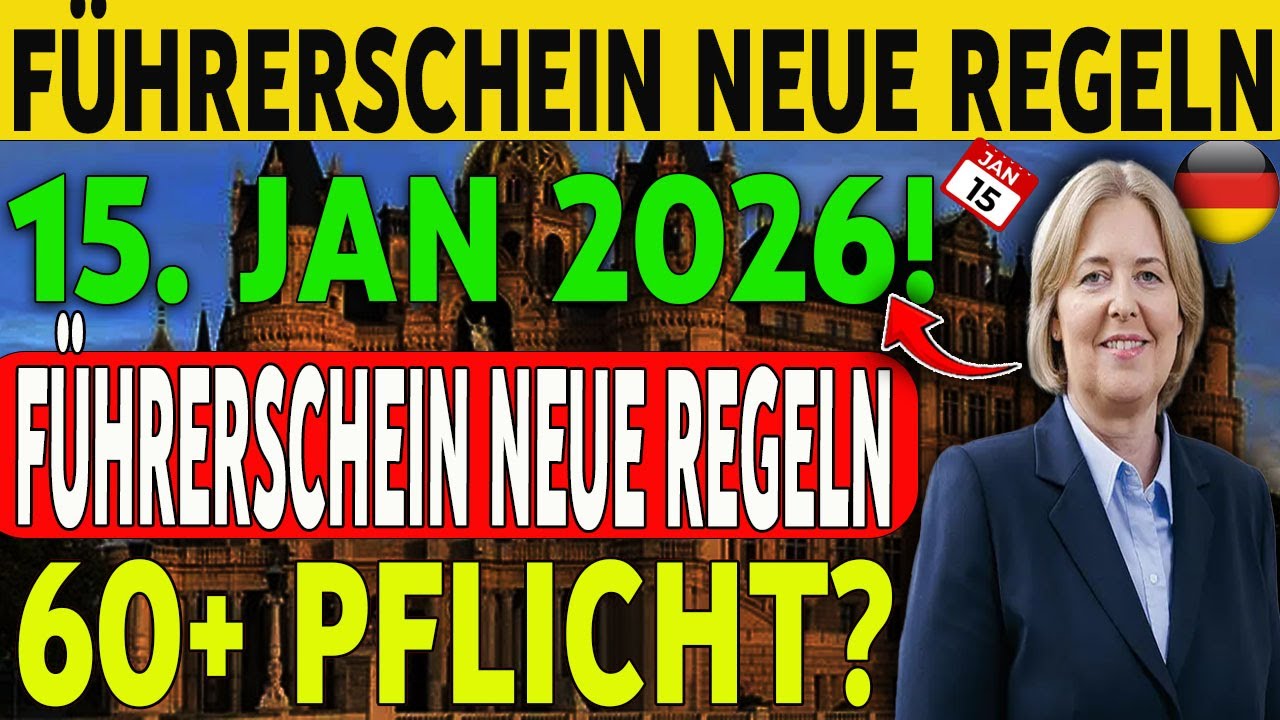 🔴 Senioren aufgepasst! Diese neuen Führerschein-Regeln gelten ab Januar 2026 – Betrifft Millionen