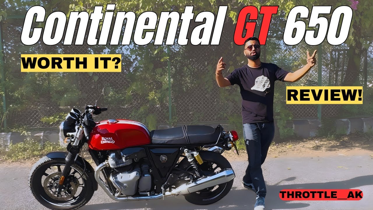 🔥 Royal Enfield Continental GT 650 - Worth It in 2025? Full Review! 🔥