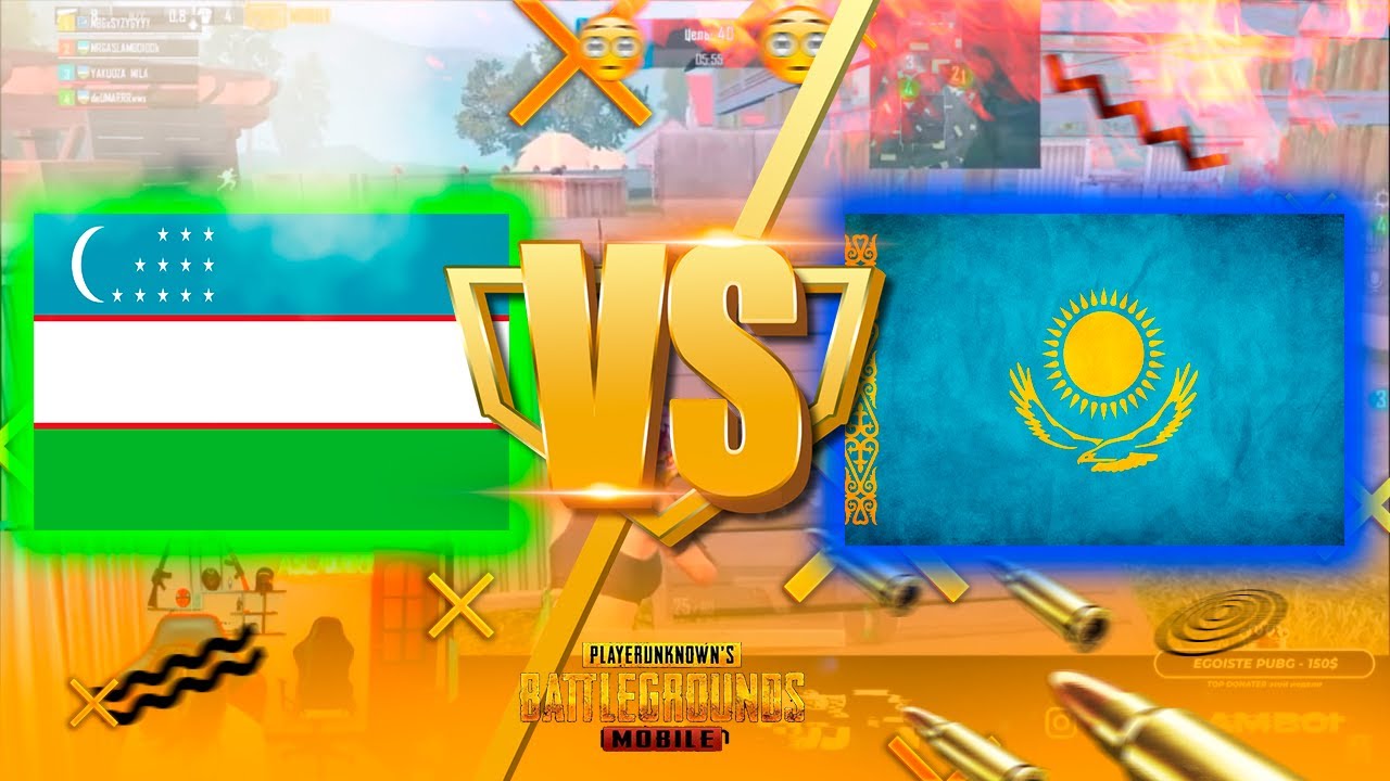 TDM TURNIR UZBEKISTON VS KAZAKISTAN 1/4 PUBG MOBILE YAKUDZA | ASLAMBOI UMAR