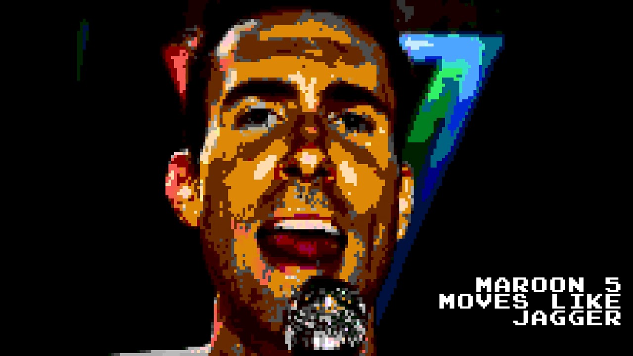 Maroon 5 -  Moves Like Jagger (8 Bit Raxlen Slice Chiptune Remix)