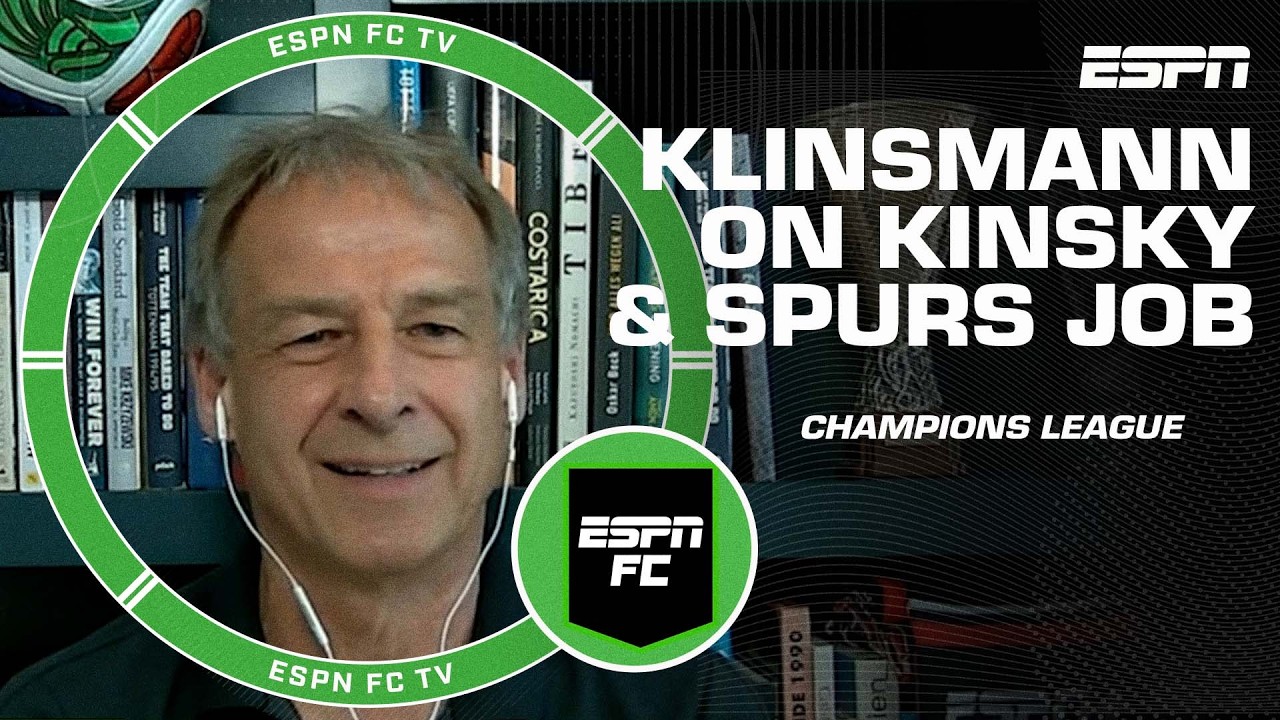 Would Jürgen Klinsmann replace Igor Tudor as Tottenham manager? 👀 | ESPN FC