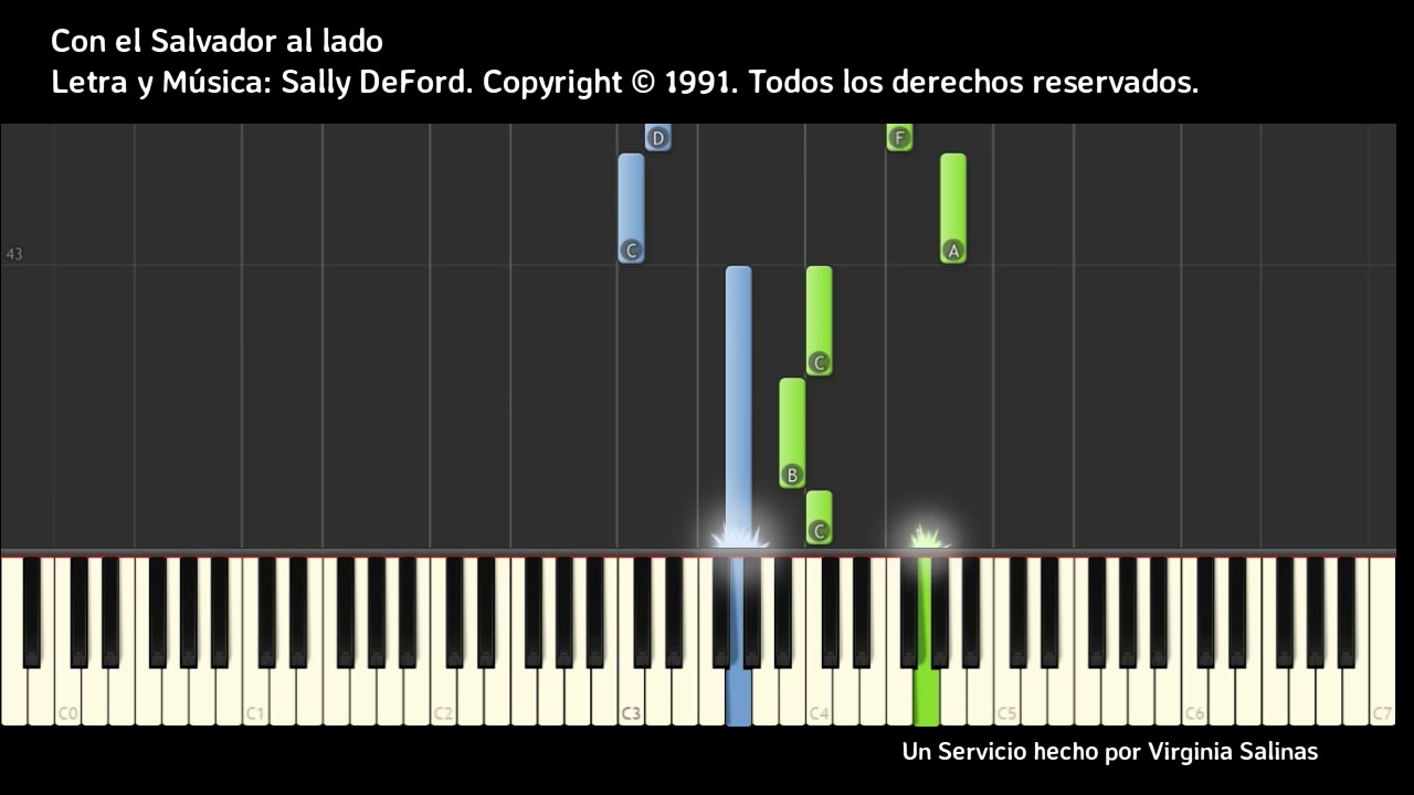 If the savior stood beside me / Con el Salvador al lado / LDS / SUD Piano Tutorial