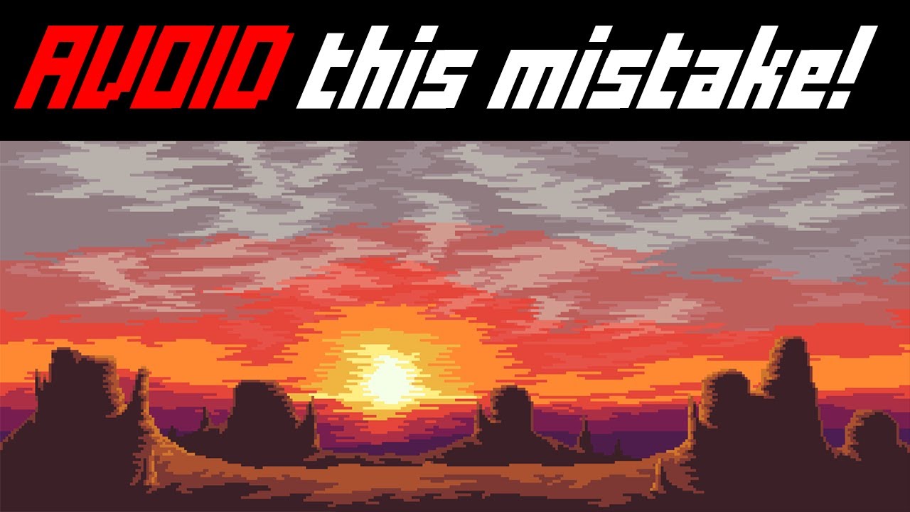 Pixel Art Background - Pixel Feedback #18 #pixelart #pixelarttutorial