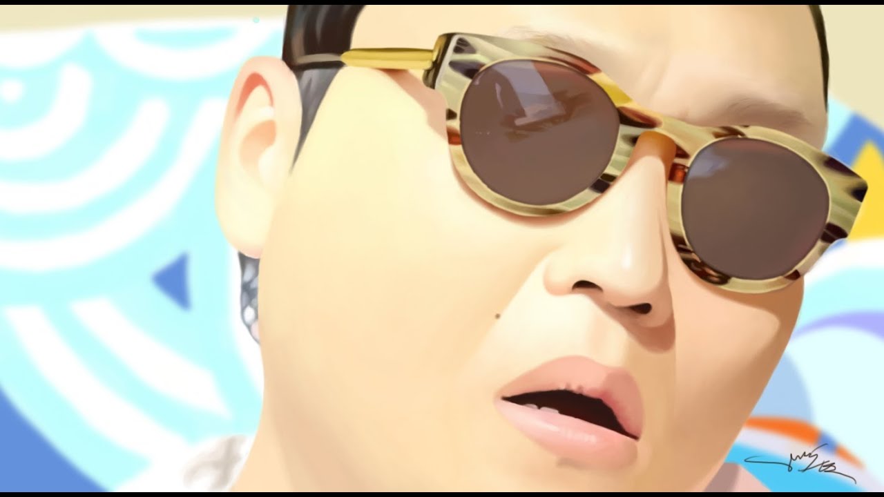 PSY - GANGNAM STYLE (강남스타일) - SPEED PAINTING