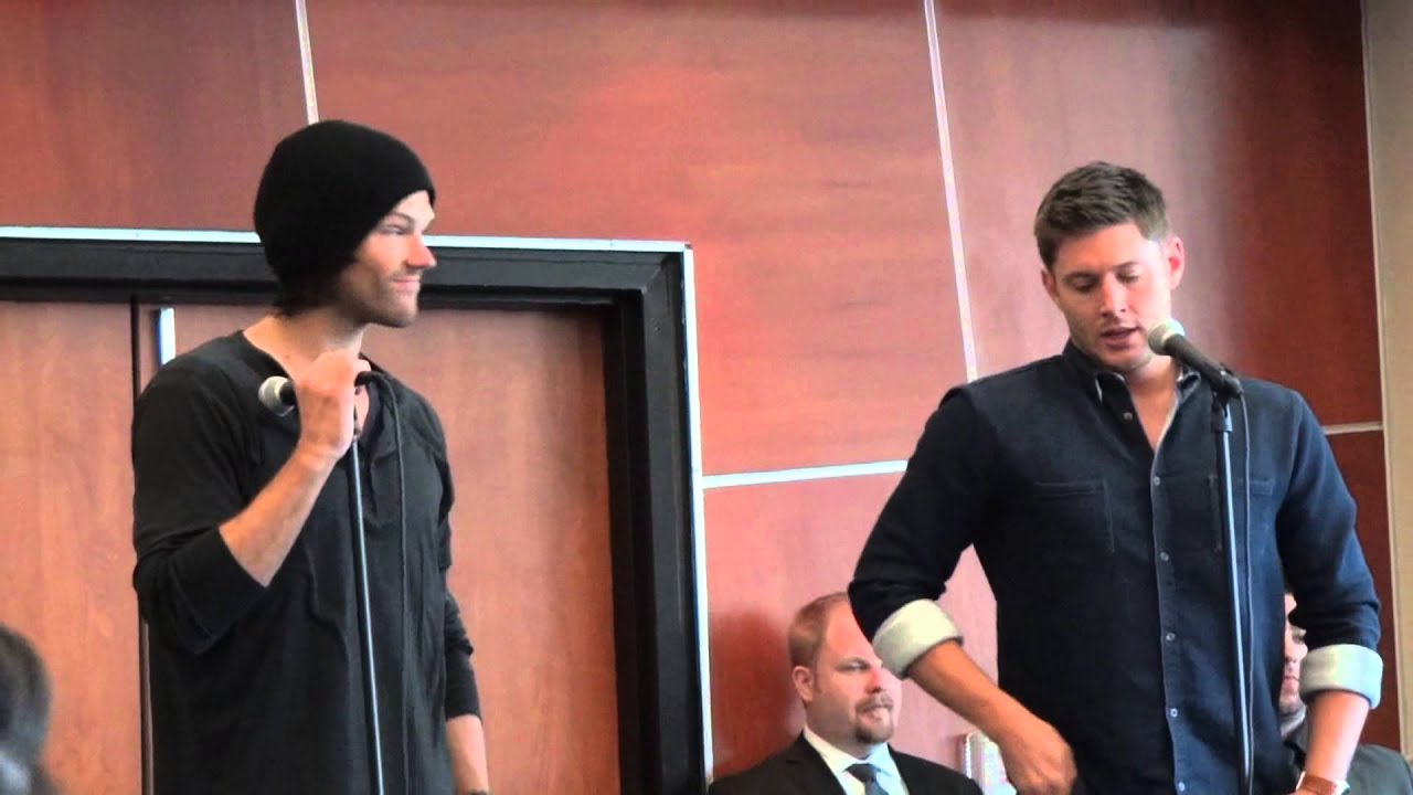 Supernatural VanCon2013 Breakfast with J2  Jensen talks about JJ