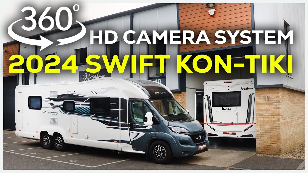 2024 Swift Kon-Tiki Motorhome Has 360° HD Camera System Upgrade!