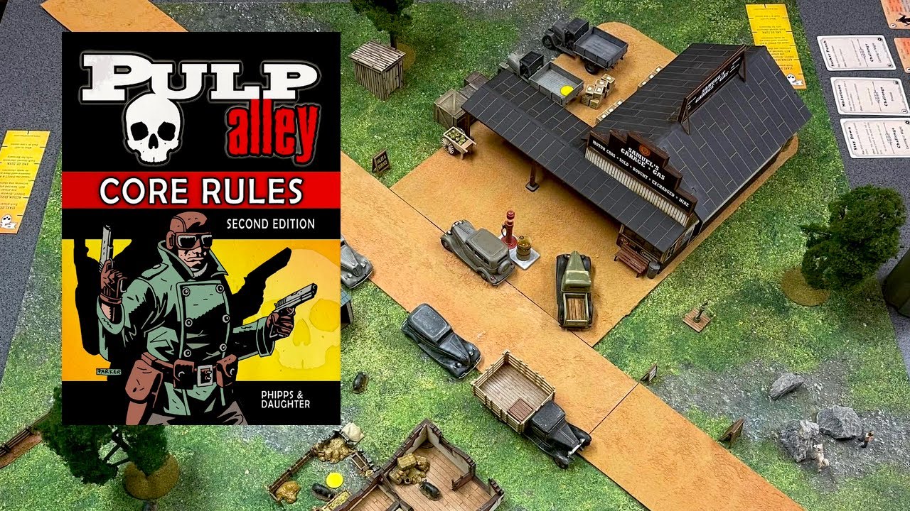 PULP ALLEY Skirmish Game, Agents vs Smugglers