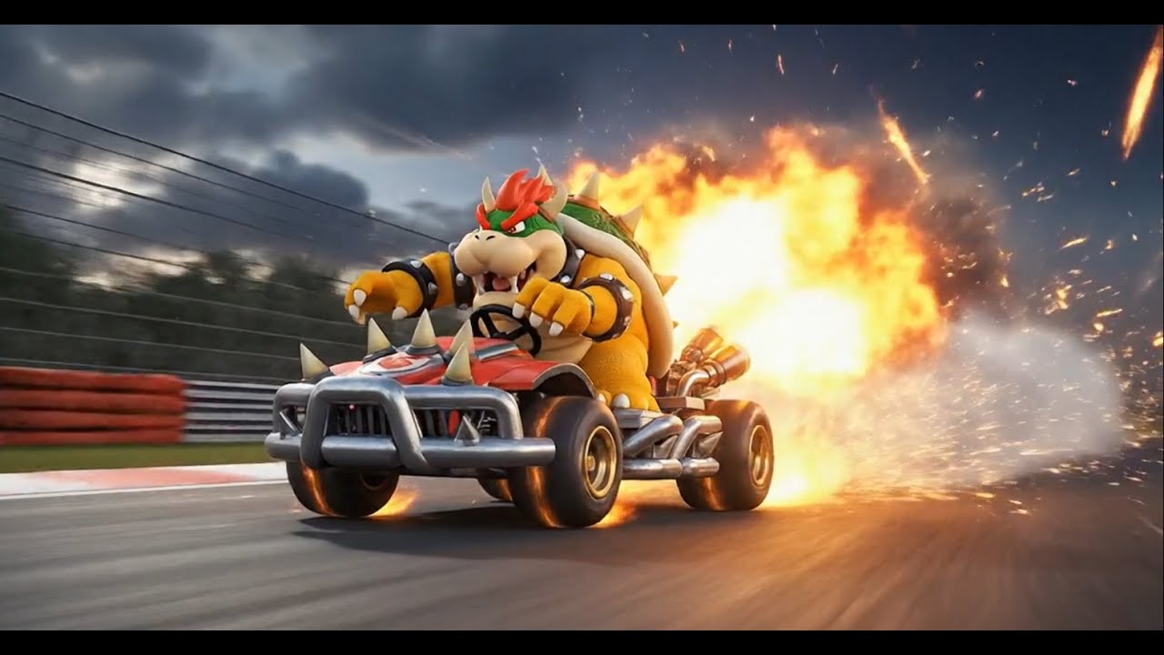 Mario Wins the Ultimate Race Against Bowser to Save Princess Peach