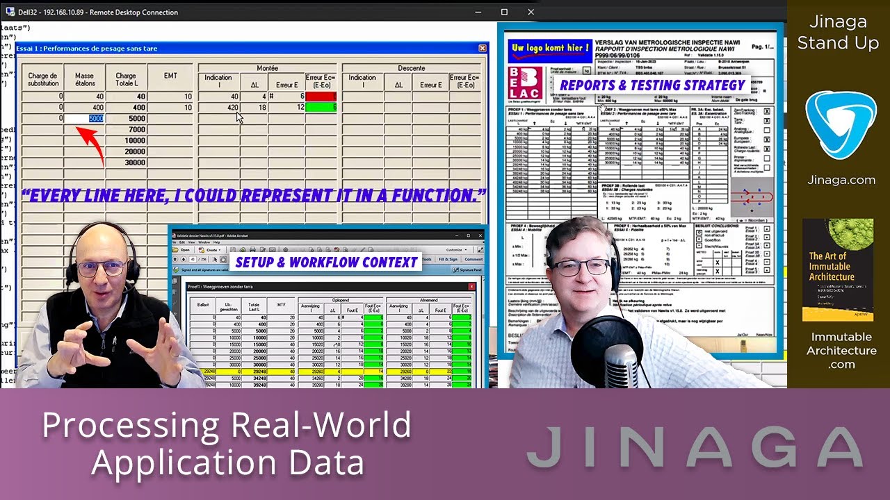Processing Real-World Application Data