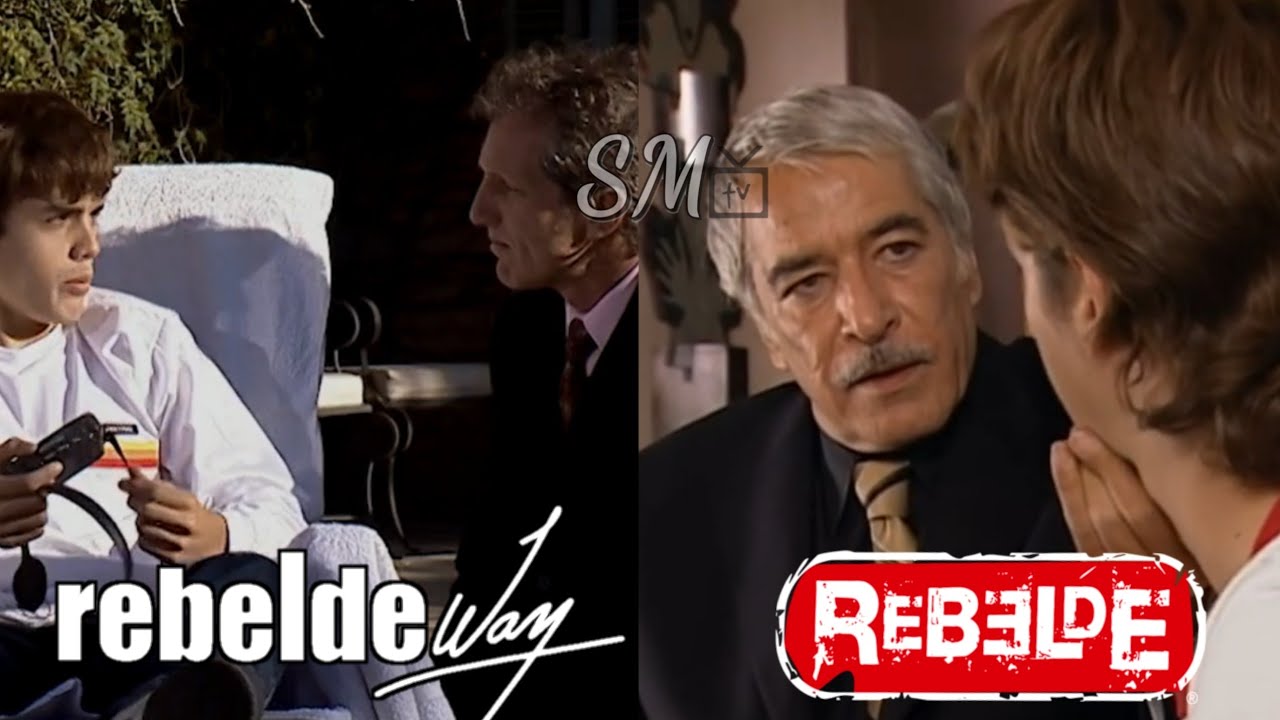 Pablo/Diego golpea a Tomás porque su padre lo obliga - Rebelde Way / Rebelde.