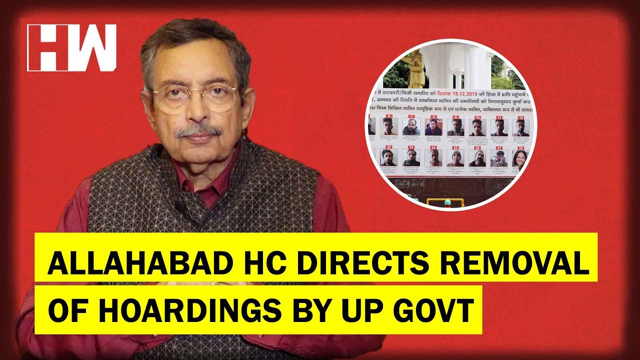 The Vinod Dua Show Ep 244: Allahabad HC directs removal of hoardings by UP govt