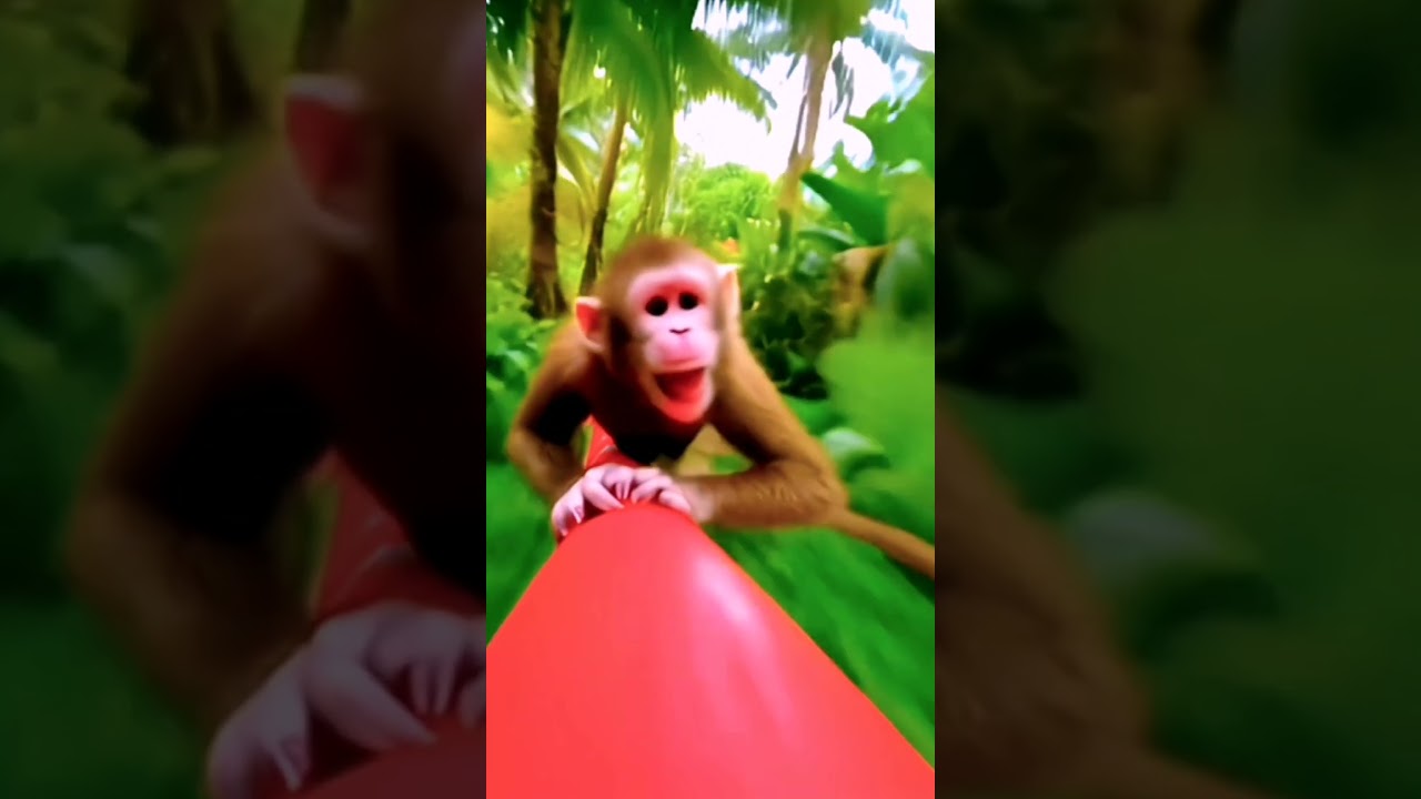 I Caught My Playful MONKEY Slipping on Hose and It's HILARIOUS 😂