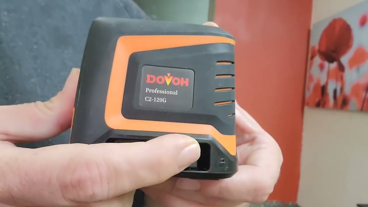 DOVOH Rechargeable Laser Level Self Leveling, High Accuracy Cross Line Laser Level Green Review