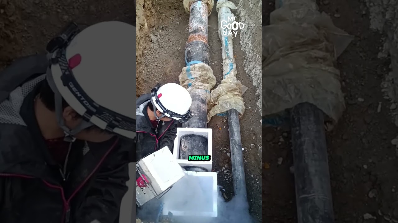 The Frozen Secret to Pipe Repair #shorts