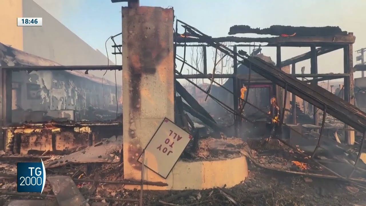 Dramma incendi a Los Angeles. Biden annulla viaggio in Italia