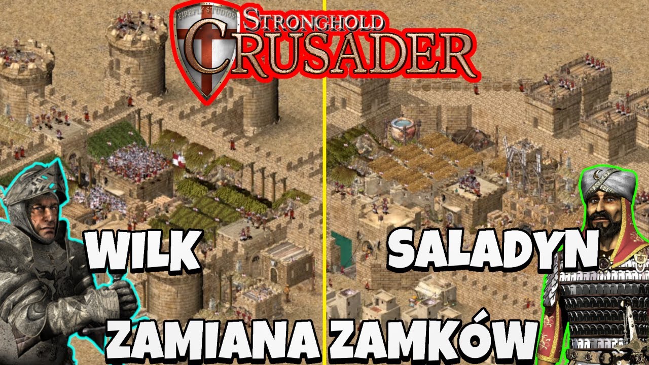 🤔WILK w zamku SALADYNA i SALADYN w zamku WILKA?🤔KTO OKAŻE SIĘ LEPSZY??🏰TURNIEJ MIESZANY🏰
