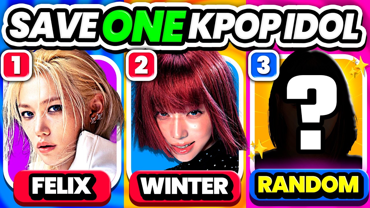 Спасите одного айдола, не зная, кто следующий 👀 | KPOP GAME 2024-2025