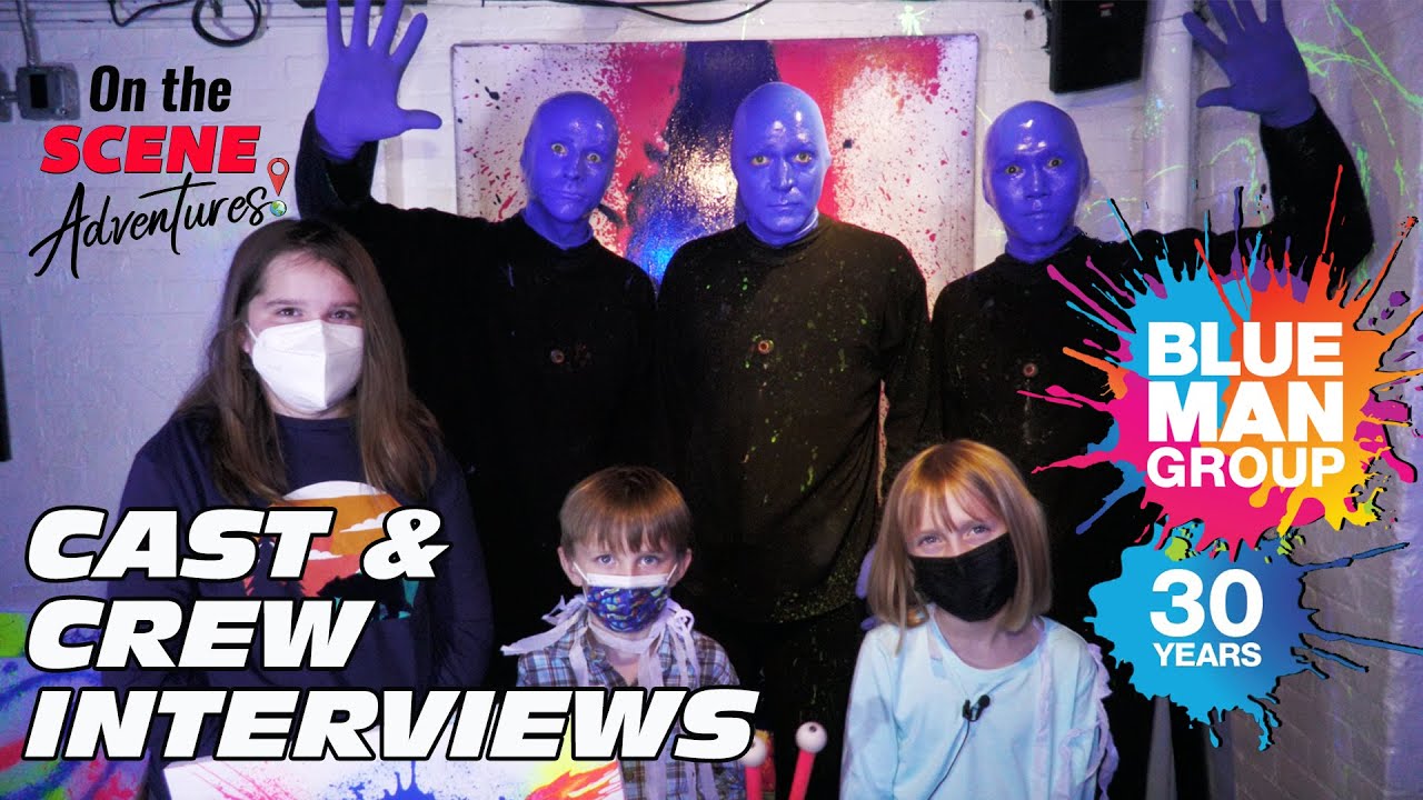 Blue Man Group NYC 30th Anniversary Cast/Crew Interviews - On the Scene at Astor Place Theater!