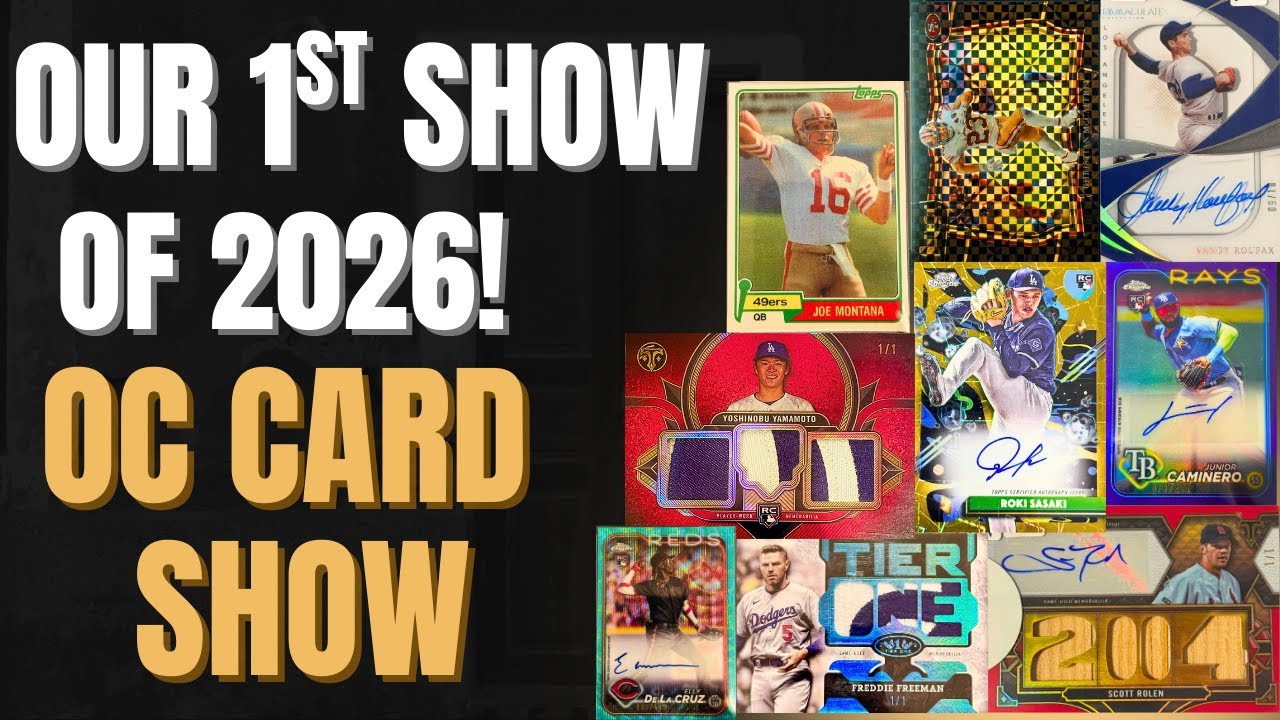 Крупные покупки и продажи на выставке OC Card Show 2026!