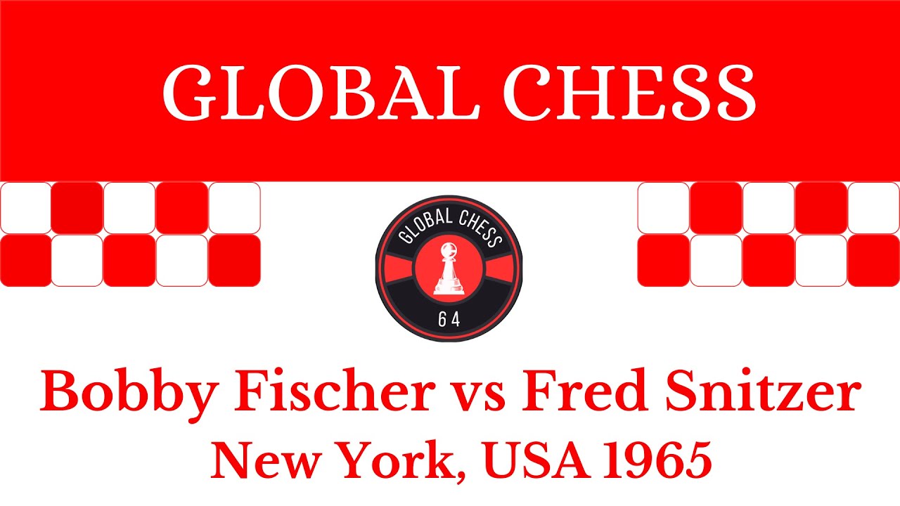 Bobby Fischer vs Fred Snitzer. New York, USA 1965
