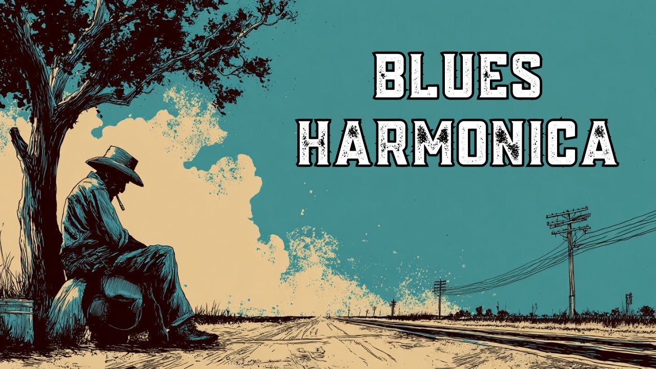 Harmonica Blues Instrumental | Mississippi Delta Roots (No Vocals) | Vol  8