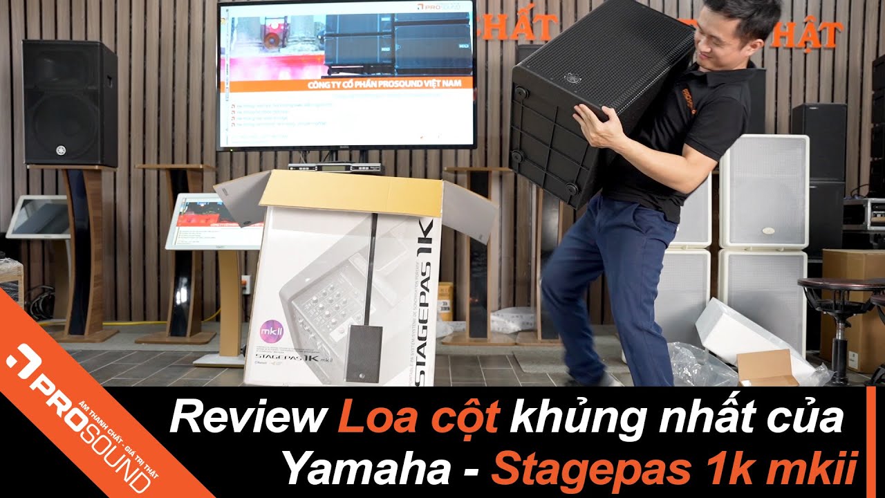 Loa Cột Khủng Nhất Nhà Yamaha - Vô Đối Trong Tầm Giá 50 Triệu - Yamaha Stagepas 1K mkii