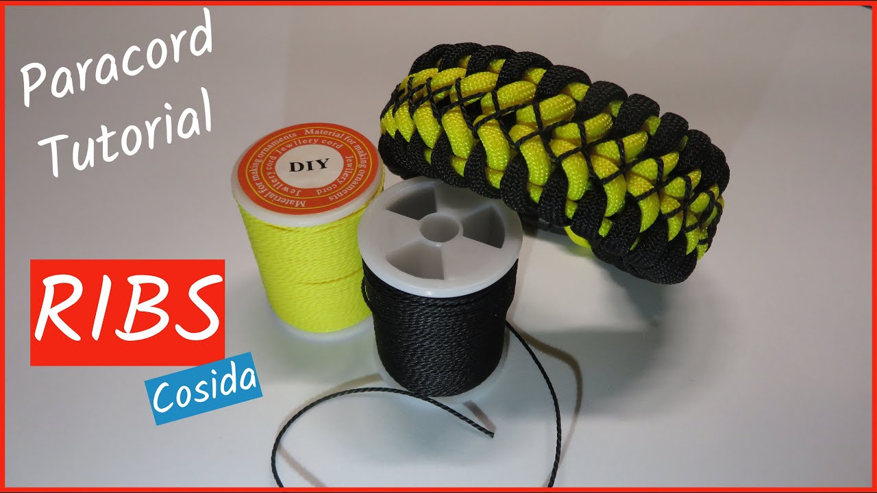RIBS PULSERA PARACORD - Como hacer pulseras - Pulseras Gruesas - DIY Paracord