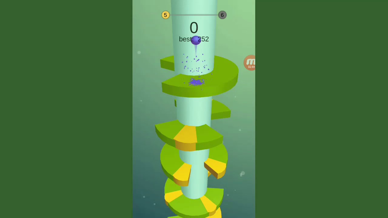 Helix jump not sponsored!!! | 5 minute gameplay! [#1]