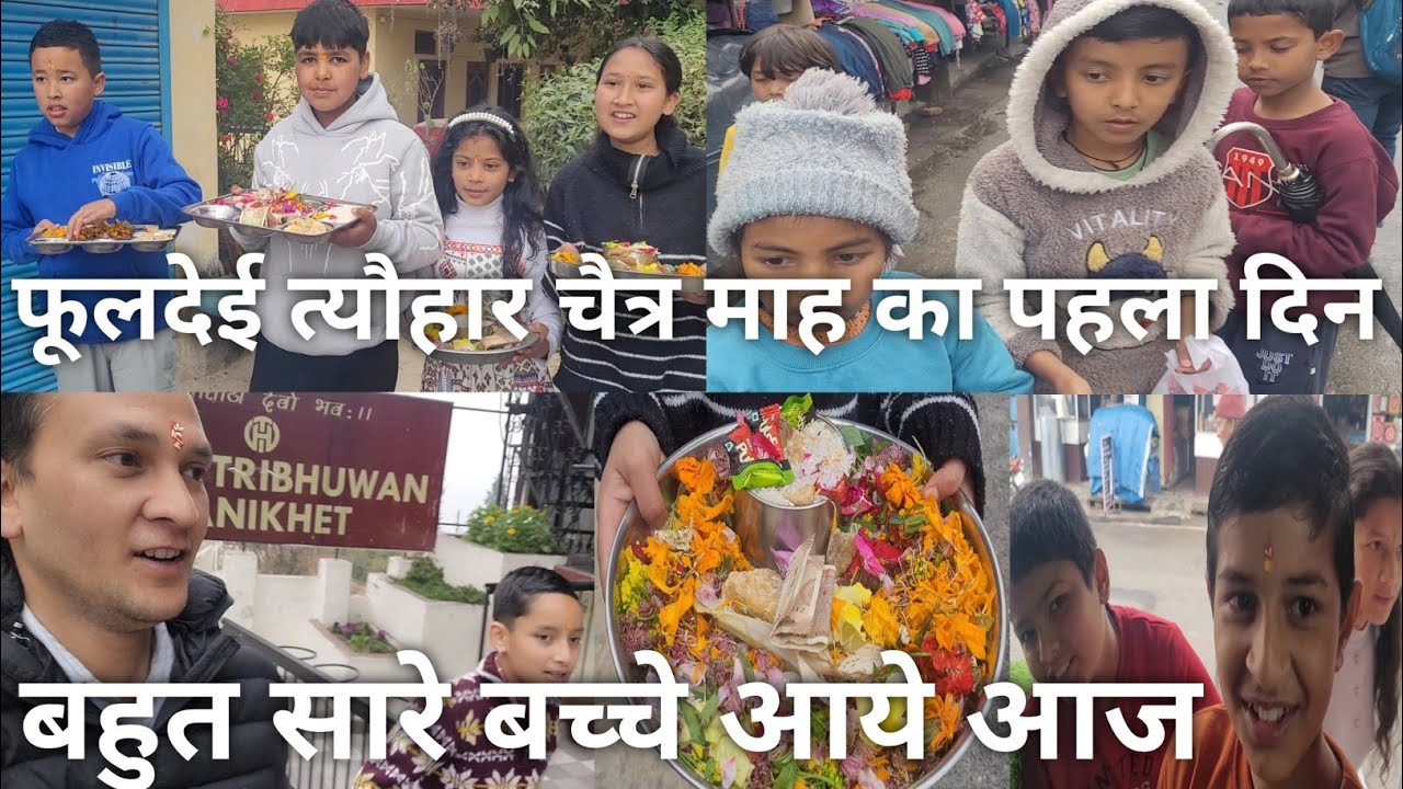 फूलदेई त्यौहार (Phool Dei)#phooldei #ranikhet #tyohar #festival #festivevibes #childrens #dailyvlog 