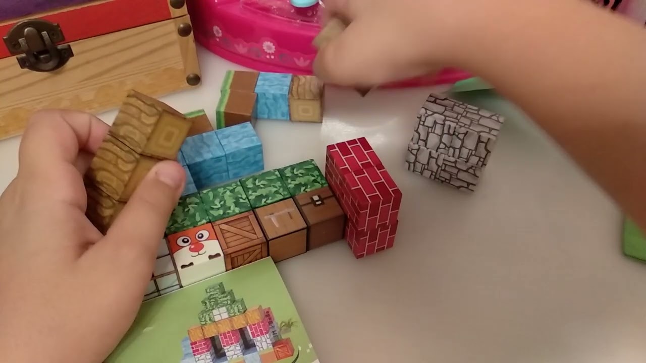 🧱 Gioco con i blocchi magnetici 🟩(Minecraft style)